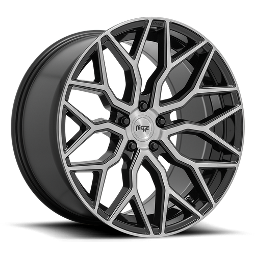 Niche M262 MAZZANTI Gloss Black Brushed Face 19x8.5 +35 5x114.3mm 72.6mm