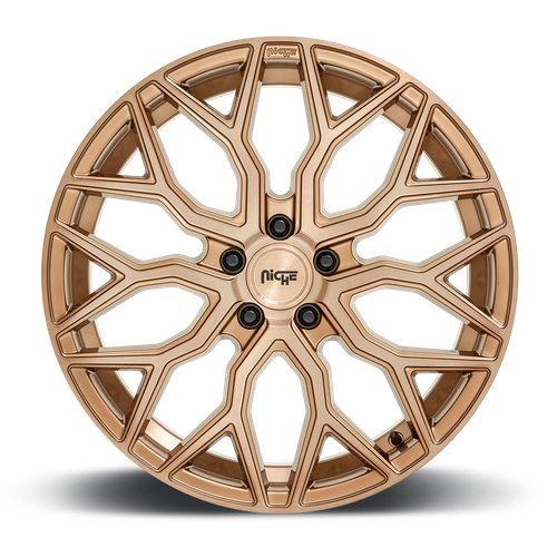 Niche M263 MAZZANTI Bronze Brushed 22x10 +20 5x112mm 66.6mm