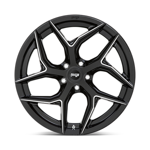 Niche M266 TORSION Gloss Black Milled 20x10.5 +40 5x112mm 66.6mm
