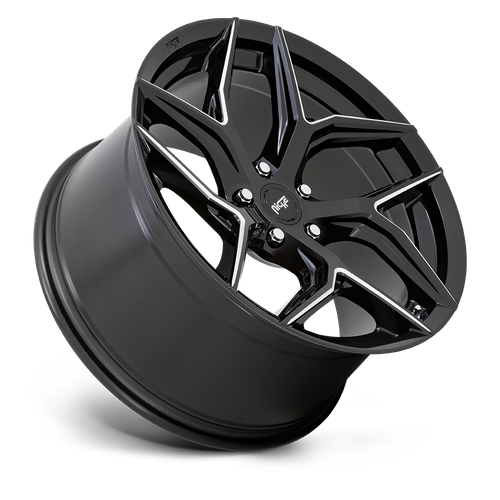 Niche M266 TORSION Gloss Black Milled 20x9 +38 5x112mm 66.6mm