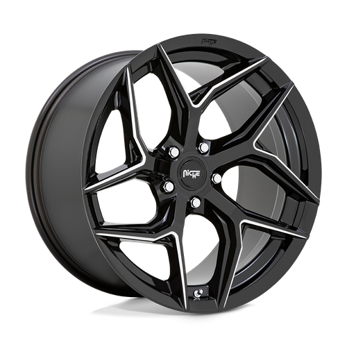 Niche M266 TORSION Gloss Black Milled 20x10.5 +40 5x114.3mm 72.6mm