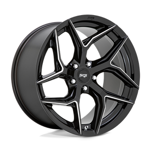 Niche M266 TORSION Gloss Black Milled 20x10.5 +40 5x112mm 66.6mm