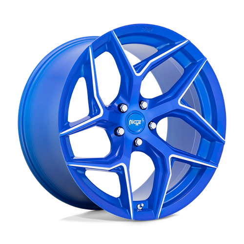 Niche M268 TORSION Anodized Blue Milled 20x10.5 +40 5x112mm 66.6mm