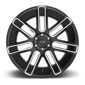 Niche M096 ELAN Matte Black Milled 24x10 +30 6x139.7mm 78.1mm - WheelWiz