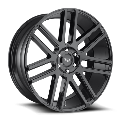 Niche M097 ELAN Gloss Black 24x10 +30 6x135mm 87.1mm - WheelWiz