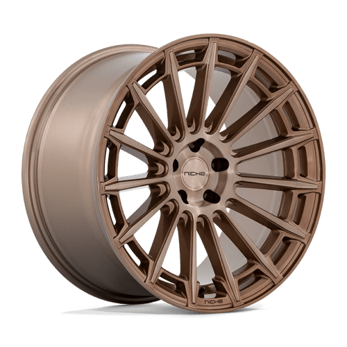 Niche M275 AMALFI Platinum Bronze 20x9 +38 5x112mm 66.6mm - Wheelwiz