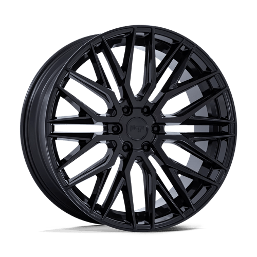 Niche M224 GAMMA Gloss Black 22x9.5 +25 6x139.7mm 106.1mm - Wheelwiz