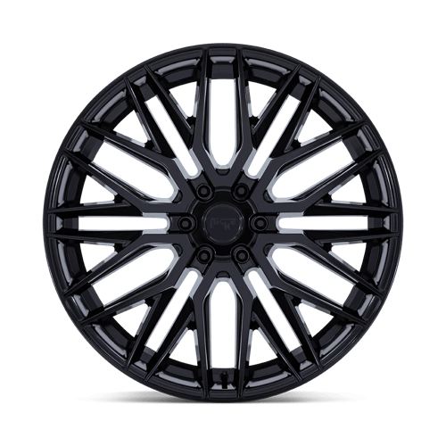 Niche M224 GAMMA Gloss Black 24x10 +30 6x135mm 87.1mm