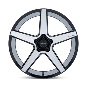 Niche NC283 MODENA Gloss Black W/ Machined Face 22x9 +35 5x114.3mm 72.6mm - Wheelwiz