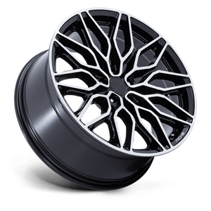 Niche NC277 CALABRIA 5 Gloss Black Machined 22x9 +38 5x114.3mm 72.6mm