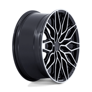 Niche NC277 CALABRIA 5 Gloss Black Machined 20x9 +27 5x112mm 66.6mm
