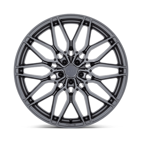 Niche NC277 CALABRIA 5 Matte Gunmetal 22x9 +27 5x112mm 66.6mm - Wheelwiz