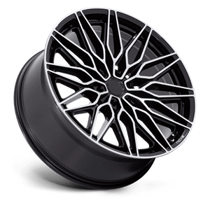 Niche NC278 CALABRIA 6 Gloss Black W/ Machined 24x10 +30 6x135mm 87.1mm - Wheelwiz