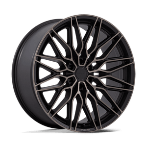 Niche NC278 CALABRIA 6 Matte Black Machined Dark Tint 24x10 +30 6x135mm 87.1mm