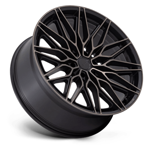 Niche NC278 CALABRIA 6 Matte Black Machined Dark Tint 22x9.5 +19 6x139.7mm 106.1mm - Wheelwiz