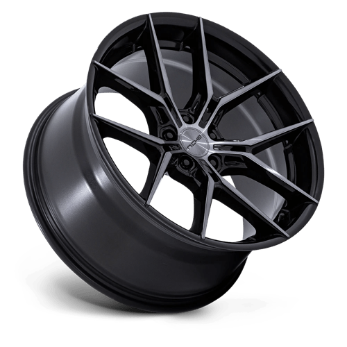 Niche NC279 PRODIGY 5 Gloss Black Dark Tinted Clear 22x10.5 +38