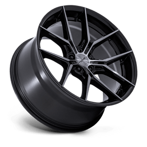 Niche NC279 PRODIGY 5 Gloss Black Dark Tinted Clear 20x9 +35 5x114.3mm 72.6mm - Wheelwiz