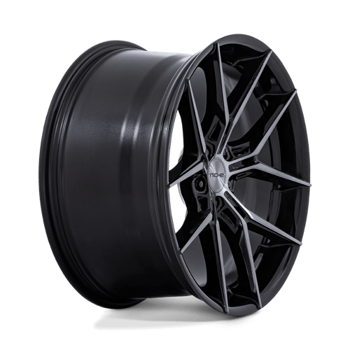 Niche NC279 PRODIGY 5 Gloss Black Dark Tinted Clear 22x9 +27 5x120mm 74.1mm