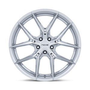 Niche NC279 PRODIGY 5 Silver W/ Machined Face 22x9 +27 5x120mm 74.1mm - Wheelwiz