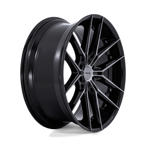 Niche NC280 PRODIGY 6 Gloss Black Dark Tinted Clear 24x10 +25 6x135mm 87.1mm