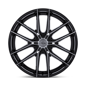 Niche NC280 PRODIGY 6 Gloss Black Dark Tinted Clear 26x10 +25 6x135mm 87.1mm - Wheelwiz