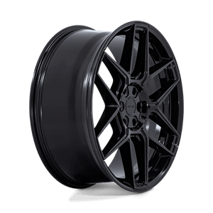 Niche NC281 RISE Gloss Black 22x9.5 +20 5x112mm 66.6mm - Wheelwiz