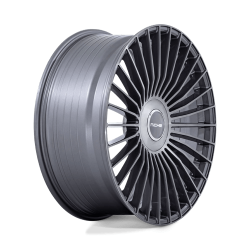 Niche NC282 SERENE Gloss Titanium Brushed 24x10 +20 Custom 72.6mm - Wheelwiz