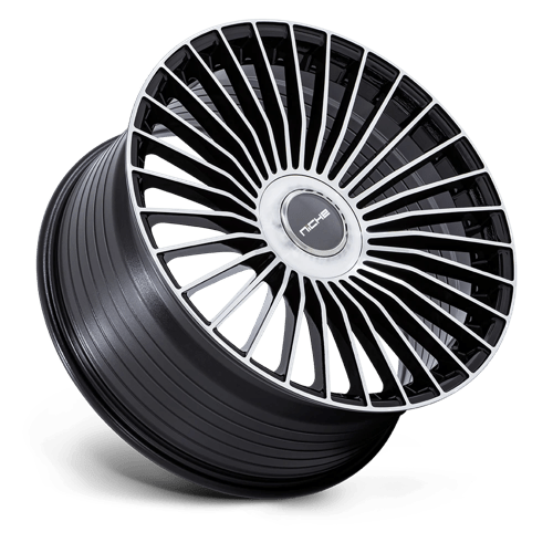 Niche NC282 SERENE Gloss Black W/ Machined Face 21x9 +20 Custom 72.6mm