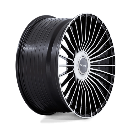 Niche NC282 SERENE Gloss Black W/ Machined Face 20x10.5 +20 Custom 72.6mm