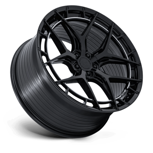 Niche NC286 RIVIERA Gloss Black 22x10.5 +38 5x120mm 74.1mm - Wheelwiz