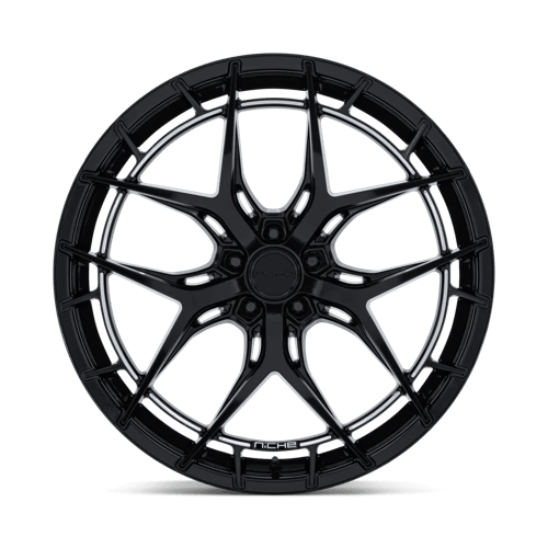 Niche NC286 RIVIERA Gloss Black 22x10.5 +38 5x112mm 72.6mm - Wheelwiz