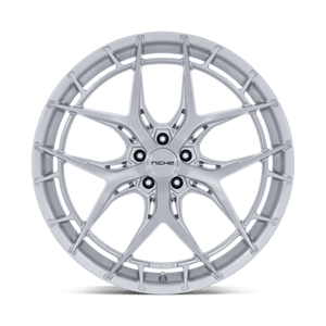 Niche NC286 RIVIERA Gloss Silver W/ Brushed Face 20x9 +35 5x114.3mm 72.6mm - Wheelwiz