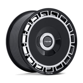 Niche NC287 VENICE Gloss Black W/ Machined Face 24x10 +20 5x130mm 84.1mm