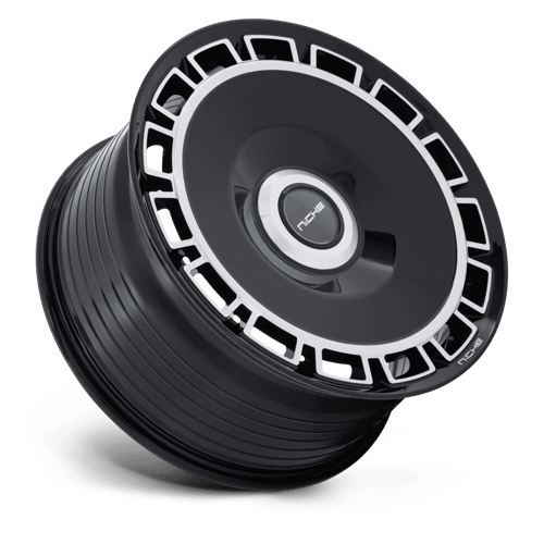 Niche NC287 VENICE Gloss Black W/ Machined Face 20x10.5 +45 5x108|5x112mm 72.6mm - Wheelwiz