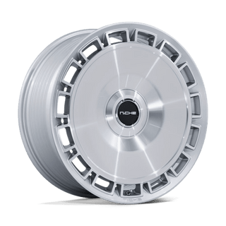 Niche NC287 VENICE Gloss Silver W/ Machined Face 24x10 +35 5x112|5x120mm 74.1mm