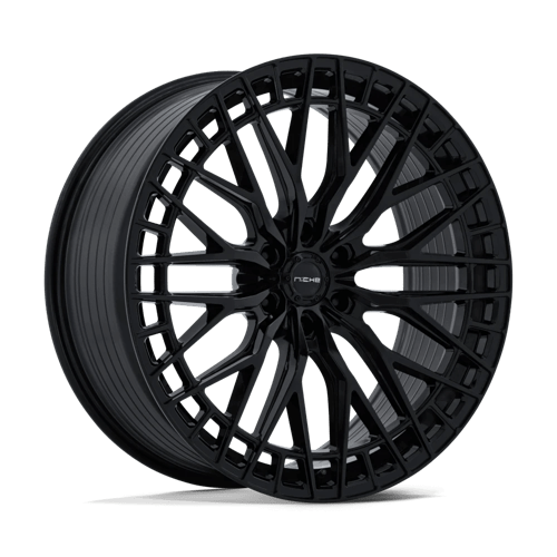 Niche NC288 GENOA Gloss Black 24x10 +30 6x135mm 87.1mm - Wheelwiz