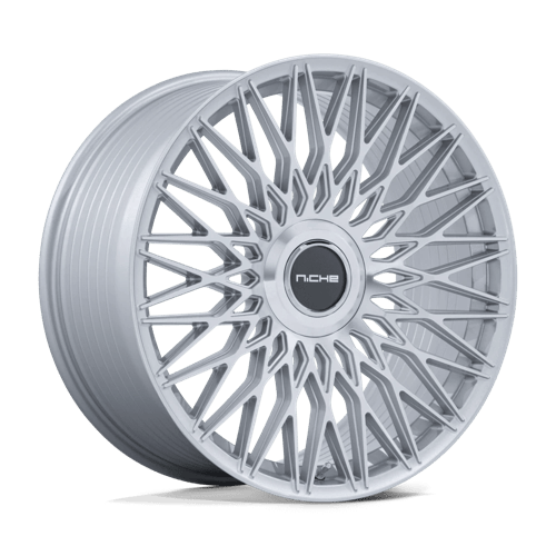 Niche NC289 CAPRI Gloss Silver W/ Machined Face 20x10.5 +38 5x112|5x120mm 72.6mm - Wheelwiz