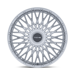 Niche NC289 CAPRI Gloss Silver W/ Machined Face 20x10.5 +40 5x112|5x114.3mm 72.6mm - Wheelwiz