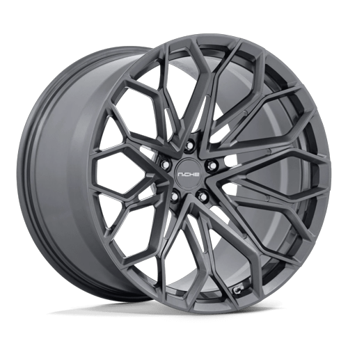 Niche NC600 MANTA Satin Gunmetal 20x13 +30 5x120mm 66.9mm