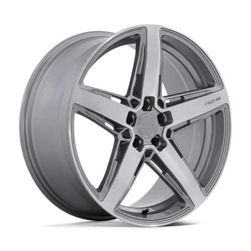 Niche M270 TERAMO Anthracite Brushed Face Tint 20x9 +25 5x114.3mm 72.6mm - Wheelwiz