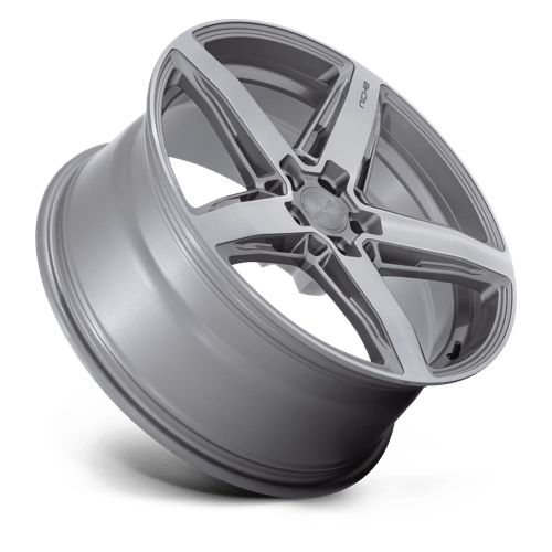 Niche M270 TERAMO Anthracite Brushed Face Tint 20x9.5 +25 5x114.3mm 70.7mm - Wheelwiz