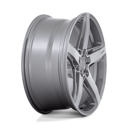 Niche M270 TERAMO Anthracite Brushed Face Tint 20x9 +35 5x114.3mm 72.6mm - Wheelwiz