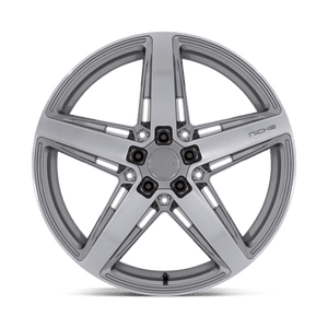 Niche M270 TERAMO Anthracite Brushed Face Tint 20x9.5 +25 5x114.3mm 70.7mm - Wheelwiz