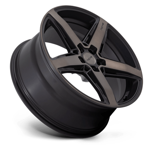 Niche M271 TERAMO Matte Black W Double Dark Tint 20x9 +25 5x112mm 66.6mm - Wheelwiz