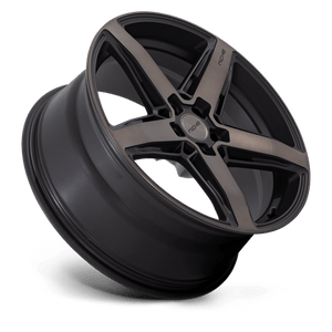 Niche M271 TERAMO Matte Black W Double Dark Tint 20x9 +25 5x112mm 66.6mm - Wheelwiz