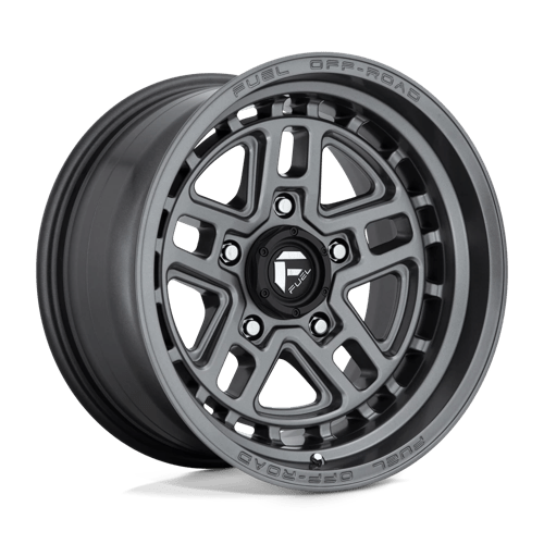 Fuel Offroad D668 NITRO Matte Gun Metal 17x9 -12 5x127mm 71.5mm - Wheelwiz