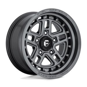 Fuel Offroad D668 NITRO Matte Gun Metal 17x9 -12 5x127mm 71.5mm - Wheelwiz