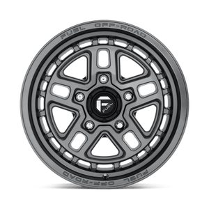 Fuel Offroad D668 NITRO Matte Gun Metal 17x9 -12 5x127mm 71.5mm - Wheelwiz