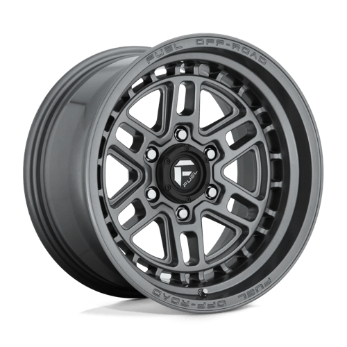Fuel Offroad D668 NITRO Matte Gun Metal 17x9 +1 6x139.7mm 106.1mm - Wheelwiz