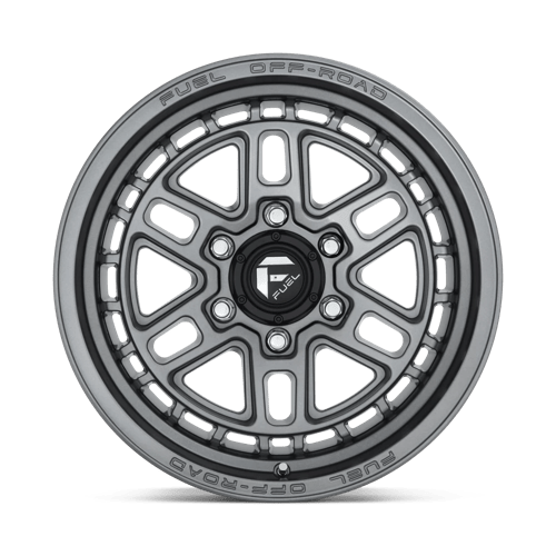Fuel Offroad D668 NITRO Matte Gun Metal 17x9 +1 6x139.7mm 106.1mm - Wheelwiz